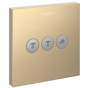 купить Перемикач Hansgrohe ShowerSelect на 3 клавіші, Brushed Bronze (15764140) недорого
