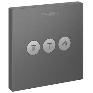 купить Перемикач Hansgrohe ShowerSelect на 3 клавіші, Brushed Black Chrome (15764340) недорого