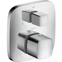 Hansgrohe 15771000 PuraVida Термостат с запорным/переключающим вентилем, хром