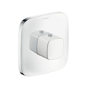 купить Hansgrohe 15772400 PuraVida Термостат Highflow белый/хром недорого