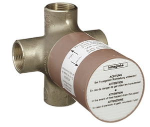 купить Hansgrohe 15930180 Thermostate/Ventile Скрытая часть переключателя Quattro 3/4 хром недорого