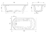 Devit Sigma 16075130N 160х75 Ванна 160х75 см з ніжками прма акрилова