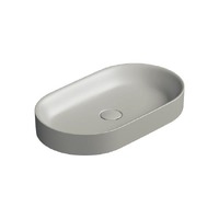 Умивальник на стільницю Catalano HORIZON 60х35 см, без переливу, Satin cement (160AHZCS)