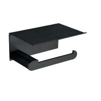 Тримач туалетного паперу Nofer CAPRI BLACK 84 x 170 x 118 mm, чорний (16228.N)