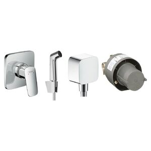купить Комплект гігієнічного душу Hansgrohe Logis E, хром (20200025) недорого