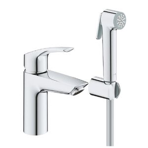 купить Змішувач для умивальника Grohe Eurosmart New S-Size з гігієнічним душем, хром (23124003) недорого