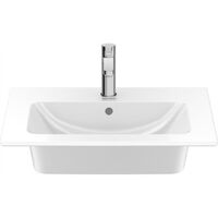 Умивальник накладний Duravit ME by Starck 63х49 мм, білий (2336630000)