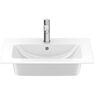 Комплект тумби напольної Duravit Brioso 62х47.9, ConcreteGreyMattDecor та умивальника Duravit ME by Starck, 63х49, White (2336630000_BR440101007)
