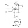 Придбати Крани Grohe 23715003 одноричажний для раковини Eurostyle Solid S-Size без донного клапана