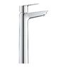 Змішувач для умивальника високий Grohe BauLoop New XL-Size без донного клапана, хром (23764001)