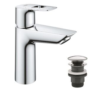 купить Змішувач для умивальника Grohe BauLoop New одноважільний M-Size, натискний донний клапан, хром (23886001) недорого