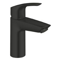 Змішувач для умивальника Grohe Eurosmart S-Size з натискним донним клапаном, чорний матовий (239222433)