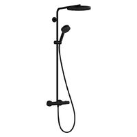 Душова система Hansgrohe Pulsify S Puro Showerpipe 260 1jet EcoSmart з Ecostat Fine, Matt Black (24237670)