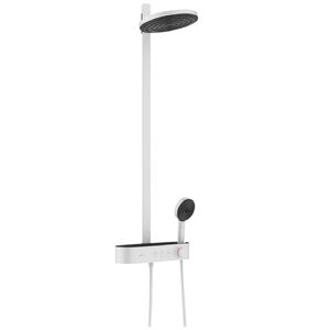купить Душова система Hansgrohe Pulsify Showerpipe 260 2jet EcoSmart із термостатом, білий матовий (24241700) недорого