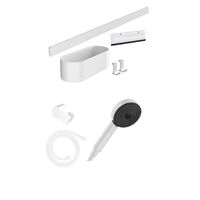 Комплект аксесуарів Hansgrohe WallStoris Activation EcoSmart 7в1, Matt White (24291700)
