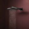 Тримач верхнього душу Hansgrohe E 390 мм, Brushed Black Chrome (24337340)