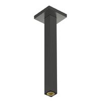 Тримач верхнього душу Hansgrohe із стелі E 300 мм, Brushed Black Chrome (24339340)