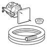 Монтажний комплект із коробкою прихованого монтажу Geberit для системи очищення повітря DuoFresh (244.999.00.1)