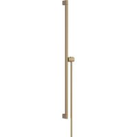 Душова штанга Hansgrohe Unica S Puro 90 см зі шлангом 160 см, Brushed Bronze (24405140)