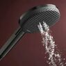Ручний душ Hansgrohe Raindance Alive Select S 3Jet EcoSmart+, Brushed Black Chrome (24512340)