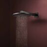Верхній душ Hansgrohe Raindance Alive S 300 2jet EcoSmart із тримачем, Brushed Black Chrome (24541340)