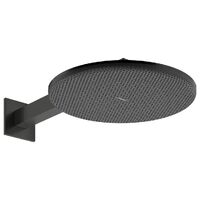 Верхній душ Hansgrohe Raindance Alive S 300 2jet EcoSmart із тримачем, Brushed Black Chrome (24541340)