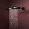 Верхній душ Hansgrohe Raindance Alive Q 340/210 2jet з утримувачем, Matt Black (24550670)