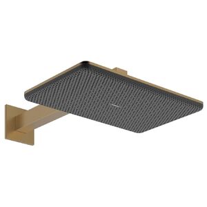 купить Верхній душ Hansgrohe Raindance Alive Q 340/210 2jet EcoSmart із тримачем, Brushed Bronze (24551140) недорого