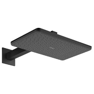 купить Верхній душ Hansgrohe Raindance Alive Q 340/210 2jet EcoSmart з утримувачем, Matt Black (24551670) недорого