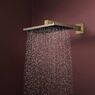 Верхній душ Hansgrohe Raindance Alive Q 340/210 2jet EcoSmart з утримувачем, Polished Gold Optic (24551990)