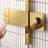 Душова система Hansgrohe Raindance Alive Q 340/210 1jet ShowerSelect Comfort, Polished Gold Optic (24580990)
