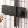 Душова система Hansgrohe Raindance Alive Q 340/210 1jet EcoSmart ShowerSelect Comfort, Brushed Black Chrom (24581340)