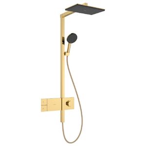 купить Душова система Hansgrohe Raindance Alive Q 340/210 1jet EcoSmart ShowerSelect Comfort, Polished Gold Optic (24581990) недорого