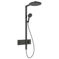 Душова система Hansgrohe Raindance Alive S 300 1jet із ShowerSelect Comfort, Brushed Black Chrome (24582340)