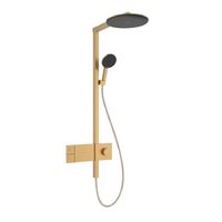 Душова система Hansgrohe Raindance Alive S 300 1jet EcoSmart з ShowerSelect Comfort, Brushed Bronze (24583140)