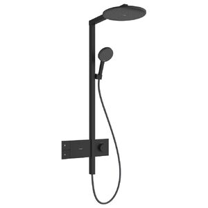 купить Душова система Hansgrohe Raindance Alive S 300 1jet EcoSmart із ShowerSelect Comfort, Matt Black (24583670) недорого