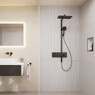 Душова система Hansgrohe Raindance Alive Q 340/210 2jet ShowerSelect Comfort, Matt Black (24590670)