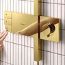 Душова система Hansgrohe Raindance Alive Q 340/210 2jet ShowerSelect Comfort, Polished Gold Optic (24590990)