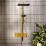 Душова система Hansgrohe Raindance Alive Q 340/210 2jet ShowerSelect Comfort, Polished Gold Optic (24590990)