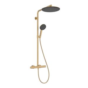купить Душова система Hansgrohe Raindance Alive S Puro 300 1jet з Ecostat Element, Brushed Bronze (24592140) недорого