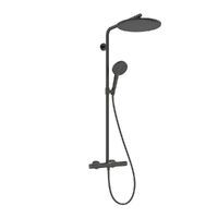 Душова система Hansgrohe Raindance Alive S Puro 300 1jet із Ecostat Element, Brushed Black Chrome (24592340)