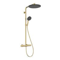 Душова система Hansgrohe Raindance Alive S Puro 300 1jet з Ecostat Element, Polished Gold Optic (24592990)