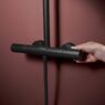 Душова система Hansgrohe Raindance Alive S Puro 300 1jet EcoSmart з Ecostat Element, Matt Black (24593670)