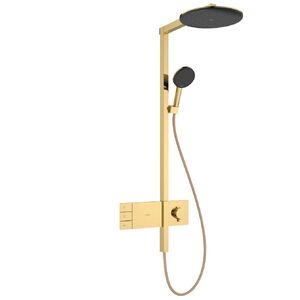 купить Душова система Hansgrohe Raindance Alive S 300 2jet з ShowerSelect Comfort, Polished Gold Optic (24595990) недорого