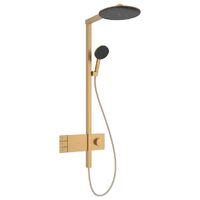 Душова система Hansgrohe Raindance Alive S 300 2jet EcoSmart з ShowerSelect Comfort, Brushed Bronze (24596140)