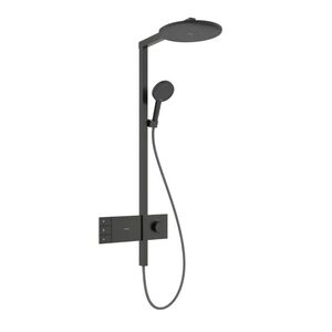 купить Душова система Hansgrohe Raindance AliveS 300 2jet EcoSmart з ShowerSelect Comfort, Brushed Black Chrom (24596340) недорого