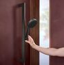 Душовий набір Hansgrohe Raindance Alive Select S 3Jet EcoSmart 65 см E, Brushed Black Chrome (24600340)