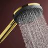 Душовий набір Hansgrohe Raindance Alive Select S 3Jet EcoSmart 65 см E, Polished Gold Optic (24600990)