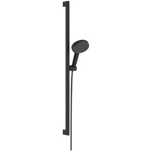 купить Душовий набір Hansgrohe Raindance Alive Select S 3Jet EcoSmart зі стійкою Unica E Puro 90 см, Matt Black (24601670) недорого