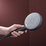 Душовий набір Hansgrohe Raindance Alive Select S 3Jet EcoSmart зі стійкою Unica E Puro 90 см, Matt Black (24601670)